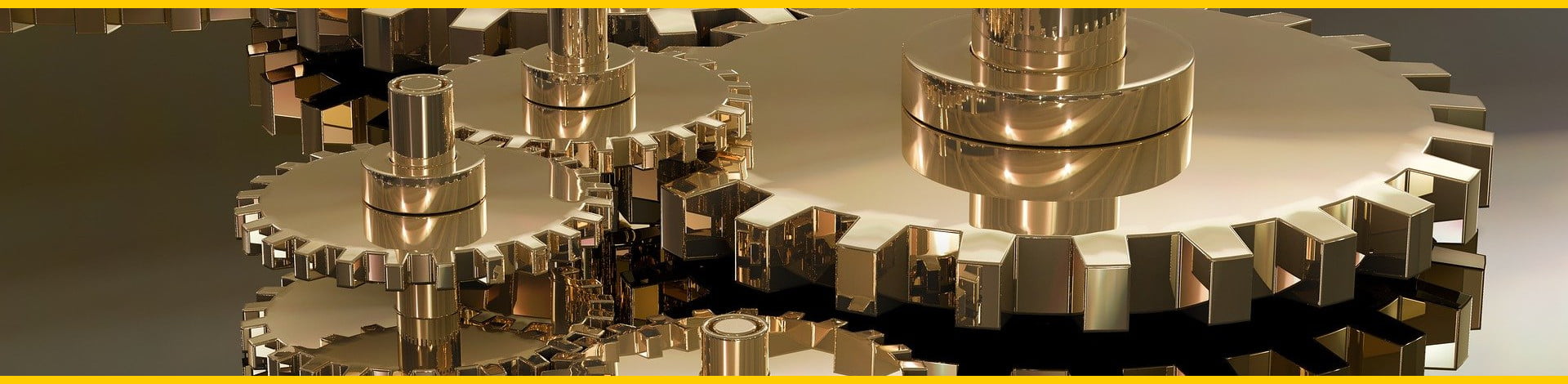 interlocking golden cogs